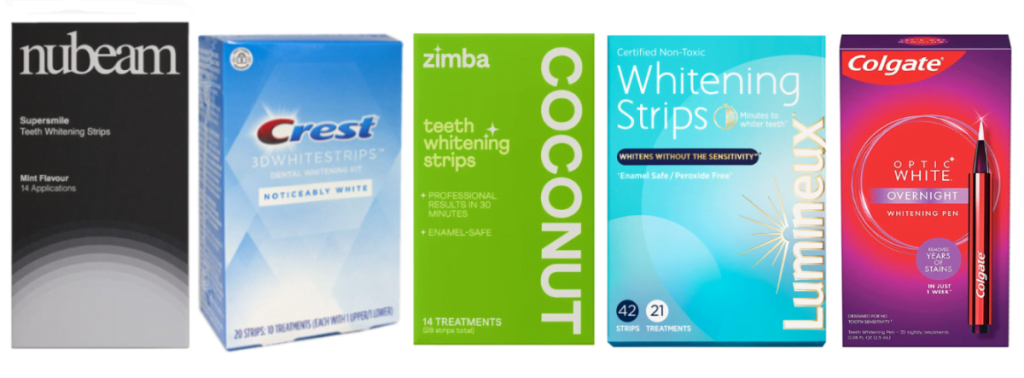 Comparing Popular Teeth Whitening Strip Brands